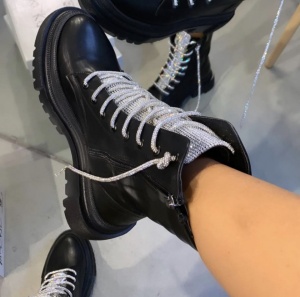 Bocanci Olimpia Glitter Black