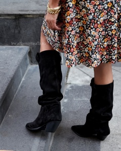 Cizme Sore Black PIELE NATURALA - Img 4