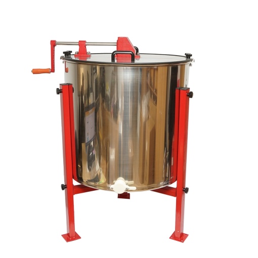 Centrifuga manuala apicola, extractor miere din inox cu 4 rame, Cod: DISKS33
