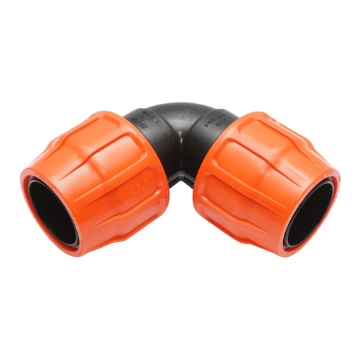 Cot egal compresiune Layflat, D3x3 toll, PN6, pentru sisteme irigatii, Cod: DISLT90, Poelsan