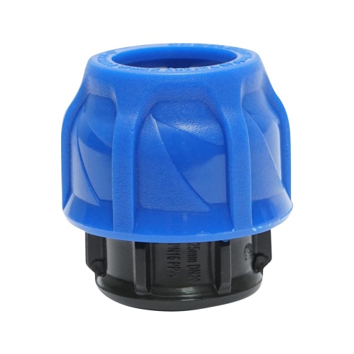 Dop capat compresiune, D25mm, max 16bar, pentru sisteme irigatie, PEHD, Cod: DISLV67, Poelsan