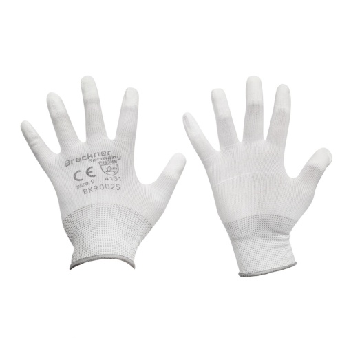 Manusi de protectie sintetice cauciucate albe marimea 9 , Cod: BK90025, BRECKNER GERMANY