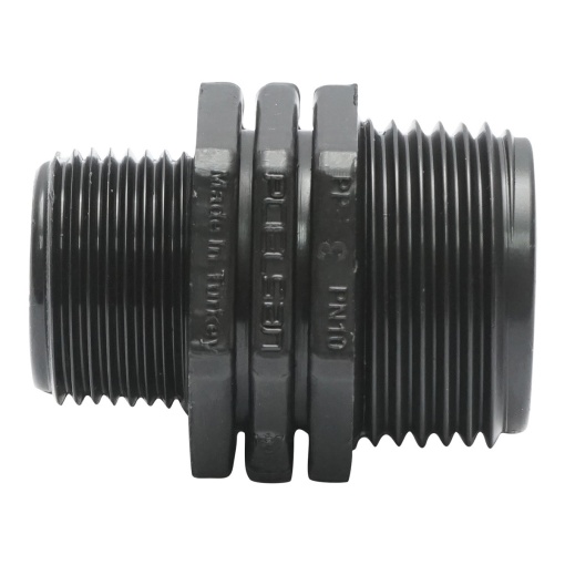 Niplu, reductie, cu filet exterior, D1x3/4 toll, PN10, pentru sisteme de irigatii, Cod: DISLV27, Poelsan