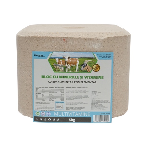 Bloc sare 5kg multivitamine pentru animale, Cod: BK78549, Brand: BRECKNER GERMANY