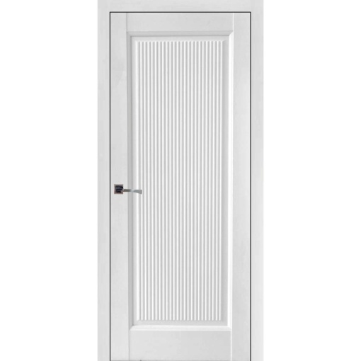Usa interior, KD 17, lemn & mdf, 60x200cm, alb mat, reversibila, KDoors
