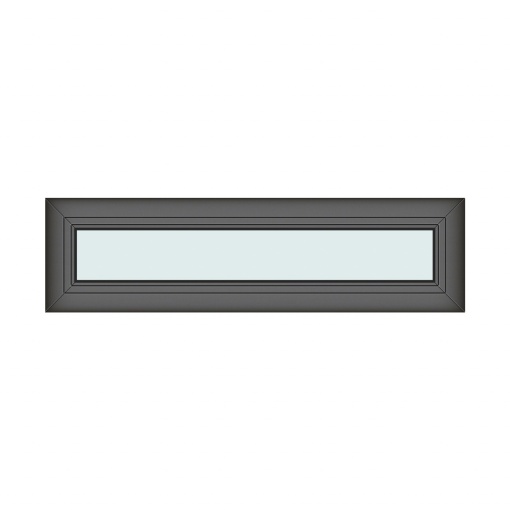 Iluminator 110x30cm, 1 canat, antracit, fix, Klass, 7cm, 6 camere