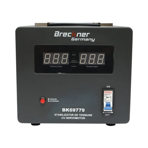 Stabilizator automat de tensiune 5000VA monofozic cu servomotor, Cod: BK69779, Brand: BRECKNER GERMANY