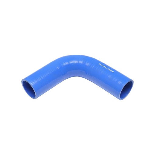 Furtun cotit silicon 90 grade cu insertie textila int. 60x200x200mm, Cod: BK92358, Brand: BRECKNER GERMANY