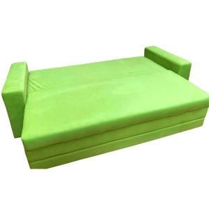 Canapea Extensibila Euforia, 240x100x75cm, 3 locuri, Amore 38 Lime, Glasspandoor - Img 5