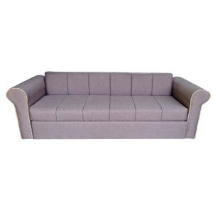 Canapea Extensibila Nixos, 240x80x85cm, 3 locuri, Luna 31 Light Grey, Glasspandoor - Img 3