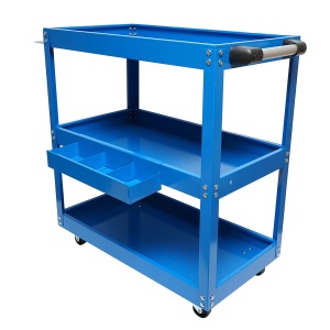 Carucior metalic pe roti cu 3 rafturi pentru scule 660x360x730mm, Cod: DISMC78 - Img 1