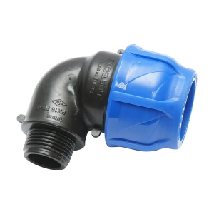 Cot compresiune, cu filet exterior, D40mmx1-1/6 toll, PN16, pentru sisteme de irigatii, Cod: DISLV76, Poelsan - Img 3