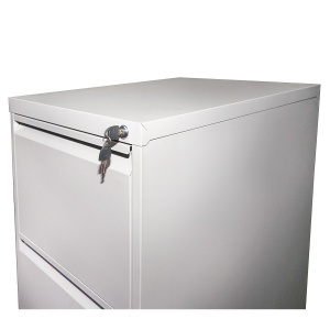 Dulap metalic fiset 1340x460x620mm cu 4 sertare securizate, gri, Cod: BK77454, Echivalență: DISEP58, Breckner Germany - Img 5