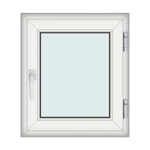 Fereastra 70x80cm, 1 canat, alb, dreapta si rabatare, Klass, 7cm, 6 camere, 2 garnituri - Img 1