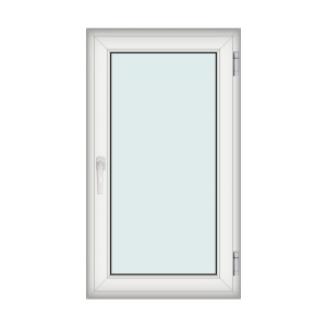 Fereastra 80x140cm, 1 canat, alb, dreapta si rabatare, Klass, 7cm, 6 camere, 2 garnituri - Img 1