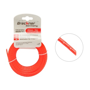 Fir rotund embosat pentru motocoasa 3mmx15m, Cod: BK99762, Brand: BRECKNER GERMANY - Img 1