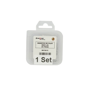 Insertie spiralata pentru reparat filete M8x1.25mm 25 piese, Cod: BK78615, Brand: BRECKNER GERMANY - Img 4