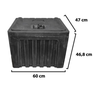 Lada pentru scule fara suport, din plastic negru 468x470x600 mm, Cod: DISCK33, Breckner Germany - Img 2