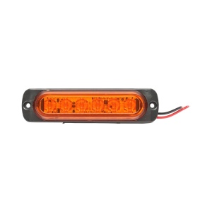 Lampa laterala stroboscopica LED galbena 113mm 12-24V FR2172Y, Cod: BK69502, Brand: BRECKNER GERMANY - Img 2