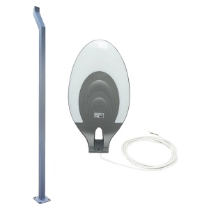Lampa LED iluminat stradal 40W, 220V, IP65, 5000K, inaltime stalp 3.5m, Cod: BK69858, Brand: BRECKNER GERMANY - Img 1