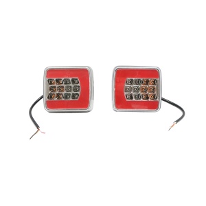 Lampa stop remorca cu Leduri 12/24 V set 106.4x98.8x35mm Cod: BK69018, Echivalență: DISNZ39, Breckner Germany - Img 1
