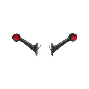 Lampi laterale de gabarit cu LED 12/24V, rosu-alb, Cod: BK69447, Brand: BRECKNER GERMANY - Img 1