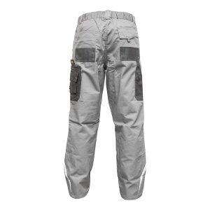 Pantaloni de lucru, poliester cu bumbac, gri cu negru, XL,Cod: BK77232, Breckner Germany - Img 4