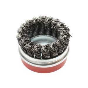Perie sarma cu toroane tip cupa cu fir rasucit 65mm, M14, Cod: BK77742, Brand: BRECKNER GERMANY - Img 4