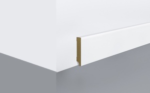 Plinta Mdf, alba, 240 x 1.8 x 8 cm, Cubic, P80C.01, Egger - Img 1