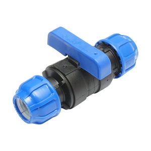 Robinet mufa cu bila D32x32mm, PN10, pentru sisteme de irigatii, Cod: DISLT97, Brand: Poelsan - Img 1