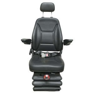 Scaun universal reglabil pe inaltime si greutate 40-120Kg, cotiere si spatar rabatabil 50-90° pentru tractor, utilaje agricole, industriale, stivuitor , Cod: DISLX79, Brand: BRECKNER GERMANY - Img 6