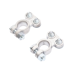 Set borne baterie de plumb cu strangere pe surub, Cod: BK80275, Brand: BRECKNER GERMANY - Img 4