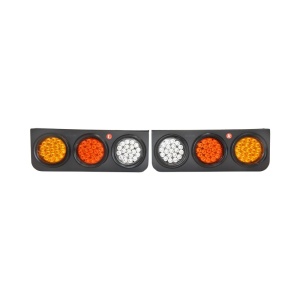 Set lampi spate camion cu LED 480x150 12/24V, Cod: BK69099, Brand: BRECKNER GERMANY - Img 1