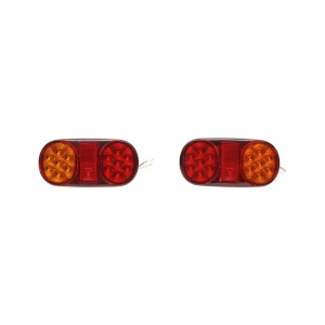 Set lampi spate camion stanga/dreapta cu LED 12V, Cod: BK90879, Brand: BRECKNER GERMANY - Img 1