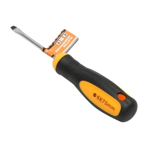 Surubelnita dreapta 5x75mm Cr-V cu varf magnetic profesionala, Cod: BK89557, Brand: COOFIX - Img 3