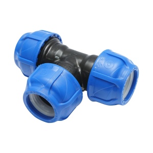 Teu egal compresiune, D50x50x50mm, PN16, pentru sisteme irigatii, Cod: DISLU67, Poelsan - Img 4