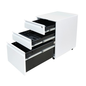 Clasificator, fiset metalic 3 sertare cu role 600X390X520mm, RAL7035, Cod: BK77708, Echivalență: DISEV90, Breckner Germany - Img 1
