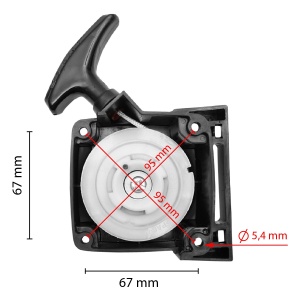 Demaror complet pentru motocoasa, Cod: BK99744, Brand: BRECKNER GERMANY - Img 2
