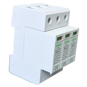Descarcator la supratensiune cu semnalizare pentru sisteme fotovoltaice, 3P, 20-40KA, DC1000V T2 - Img 3