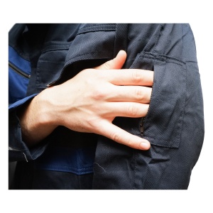 Jacheta de lucru poliester cu bumbac albastru navy XXL, Cod: BK77213, Brand: BRECKNER GERMANY - Img 6