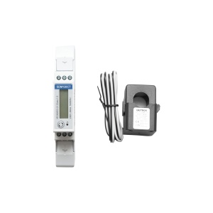 Kit smart meter Deye 220V, 40A, monofazic cu siguranta digitala split core SDM120CT, Cod: DISLE90, Brand: DEYE - Img 1