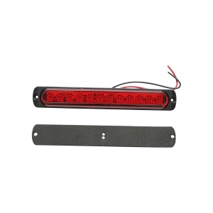 Lampa LED laterala de gabarit rosie 12-24V FR1279 stroboscopice, Cod: BK69583, Brand: BRECKNER GERMANY - Img 2