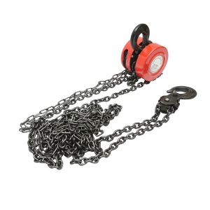Palan manual cu lant sarcina maxima 2000Kg lungime lant 3m si carlig cu siguranta, Cod: DISFW69 - Img 1