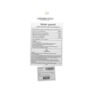 Panou solar 200W monocristalin cu conector MC4 1480x680x35mm, Cod: DISDW86, Brand: THOR - Img 4