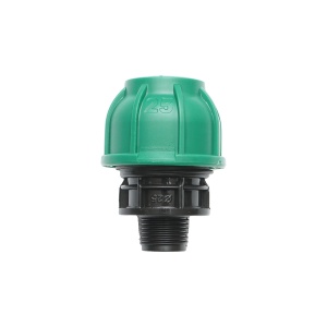 Racord compresiune cu filet exterior D25mmx 1/2 toll,, pentru sisteme de irigatii, Cod: BK78436 Echivalență: DISLS01, Breckner Germany - Img 1
