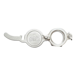 Robinet din inox pentru maturator miere 58mm, Cod: DISKS38 - Img 2