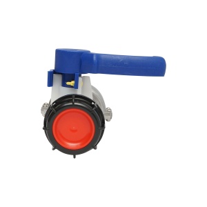 Robinet pentru bazin IBC S60x6, DN50 diametru filet 75mm, garnitura EPDM, Cod: DISGP40, - Img 4