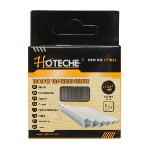 Set 1000 buc capse 10J pentru capsator manual tapiterie 11.2x6mm, Cod: BK77325, Brand: HOTECHE - Img 1