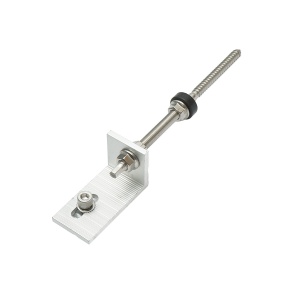 Set clema L pentru acoperis tabla cu bolt M10X200mm prinderi panou solar fotovoltaic, Cod: BK77786, Brand: BRECKNER GERMANY - Img 4