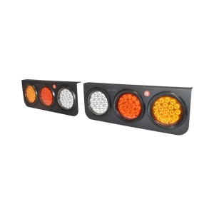 Set lampi spate camion cu LED 480x150 12/24V, Cod: BK69099, Brand: BRECKNER GERMANY - Img 2